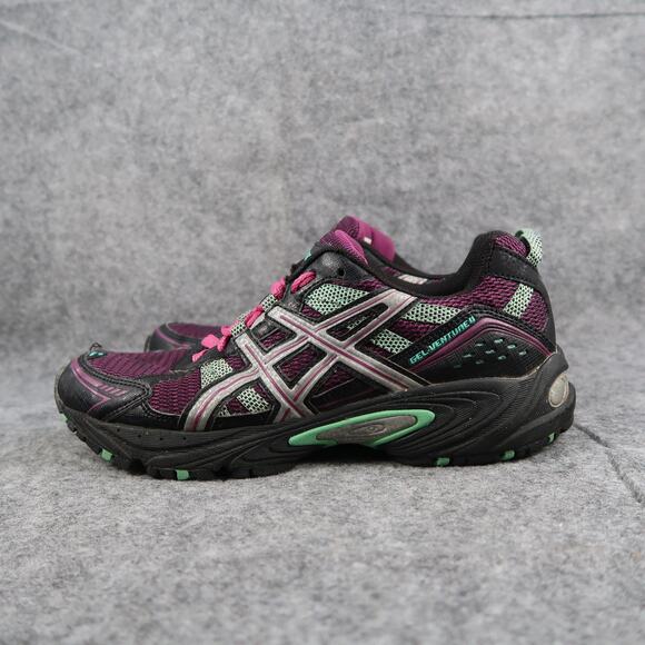 Asics Shoes Womens 7.5 Athletic Trainers Gel Venture 4 Running Sport Active - Picture 5 of 12